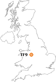 map showing location of TF9