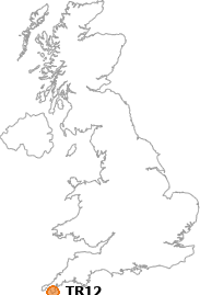 map showing location of TR12