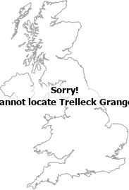 map showing location of Trelleck Grange, Monmouthshire