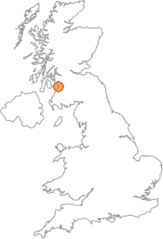 map showing location of Troon, South Ayrshire