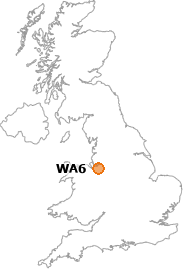map showing location of WA6