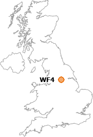 map showing location of WF4