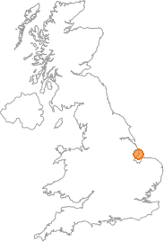 map showing location of Winthorpe, Lincolnshire