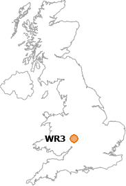 map showing location of WR3