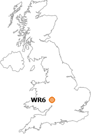 map showing location of WR6