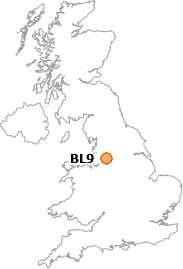map showing location of BL9