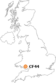 map showing location of CF44