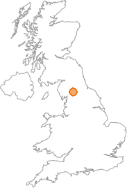 map showing location of Crosby Garrett, Cumbria