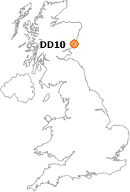 map showing location of DD10