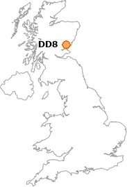 map showing location of DD8