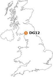 map showing location of DG12