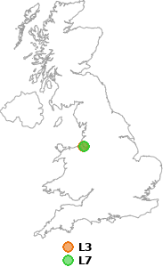 map showing distance between L3 and L7