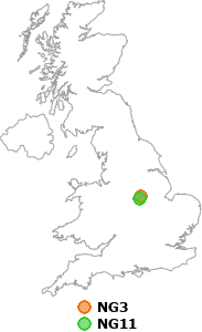 Distance between NG3 and NG11 - postcode-info.co.uk