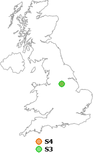 map showing distance between S4 and S3
