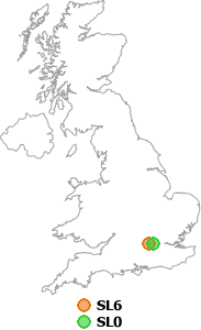 map showing distance between SL6 and SL0