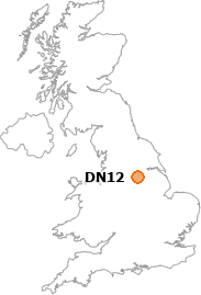 map showing location of DN12