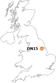 map showing location of DN15