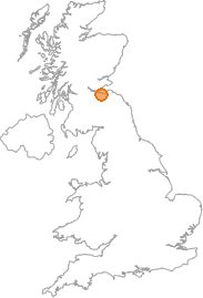 map showing location of Edinburgh, City of Edinburgh