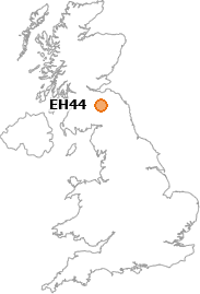 map showing location of EH44