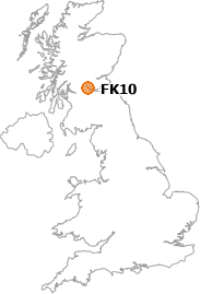 map showing location of FK10