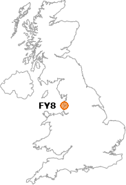 map showing location of FY8