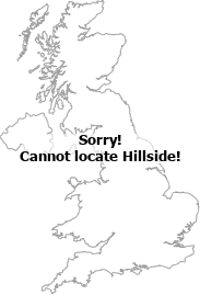 map showing location of Hillside, Aberdeenshire