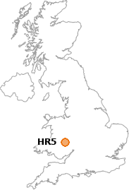 map showing location of HR5