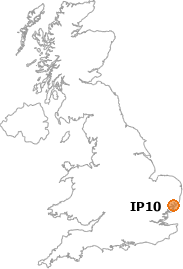 map showing location of IP10