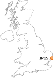 map showing location of IP15
