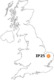 map showing location of IP25