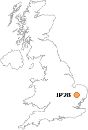 map showing location of IP28