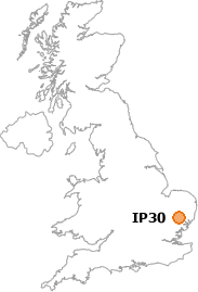 map showing location of IP30
