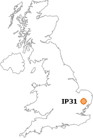 map showing location of IP31