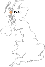 map showing location of IV46