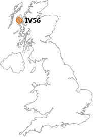 map showing location of IV56