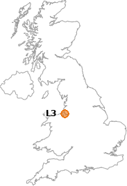 map showing location of L3