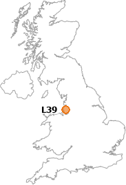 map showing location of L39