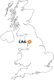 map showing location of LA6