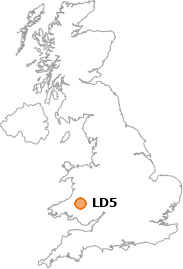 map showing location of LD5