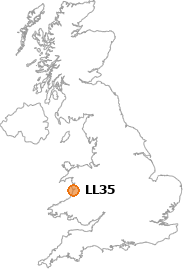 map showing location of LL35