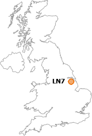 map showing location of LN7