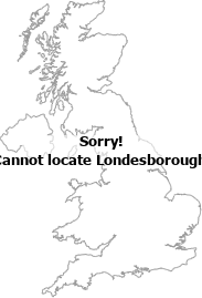 map showing location of Londesborough, E Riding of Yorkshire