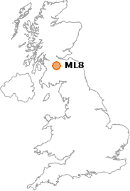 map showing location of ML8