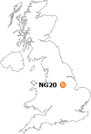 map showing location of NG20
