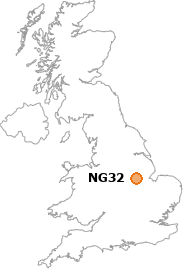 map showing location of NG32
