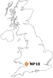 map showing location of NP10