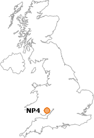map showing location of NP4