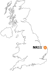 map showing location of NR11