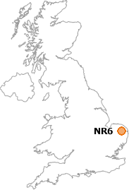 map showing location of NR6