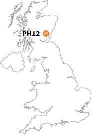 map showing location of PH12
